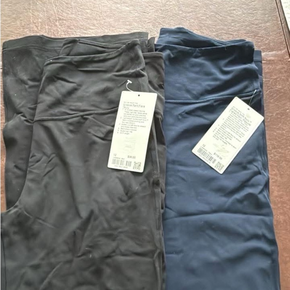 lululemon athletica Black & Navy Leggings Pair